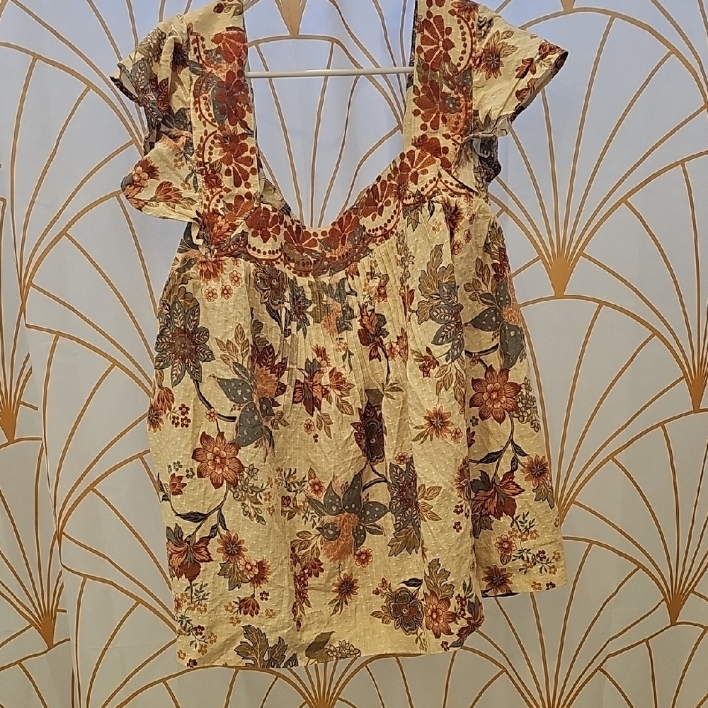 Floral Print Women's Top